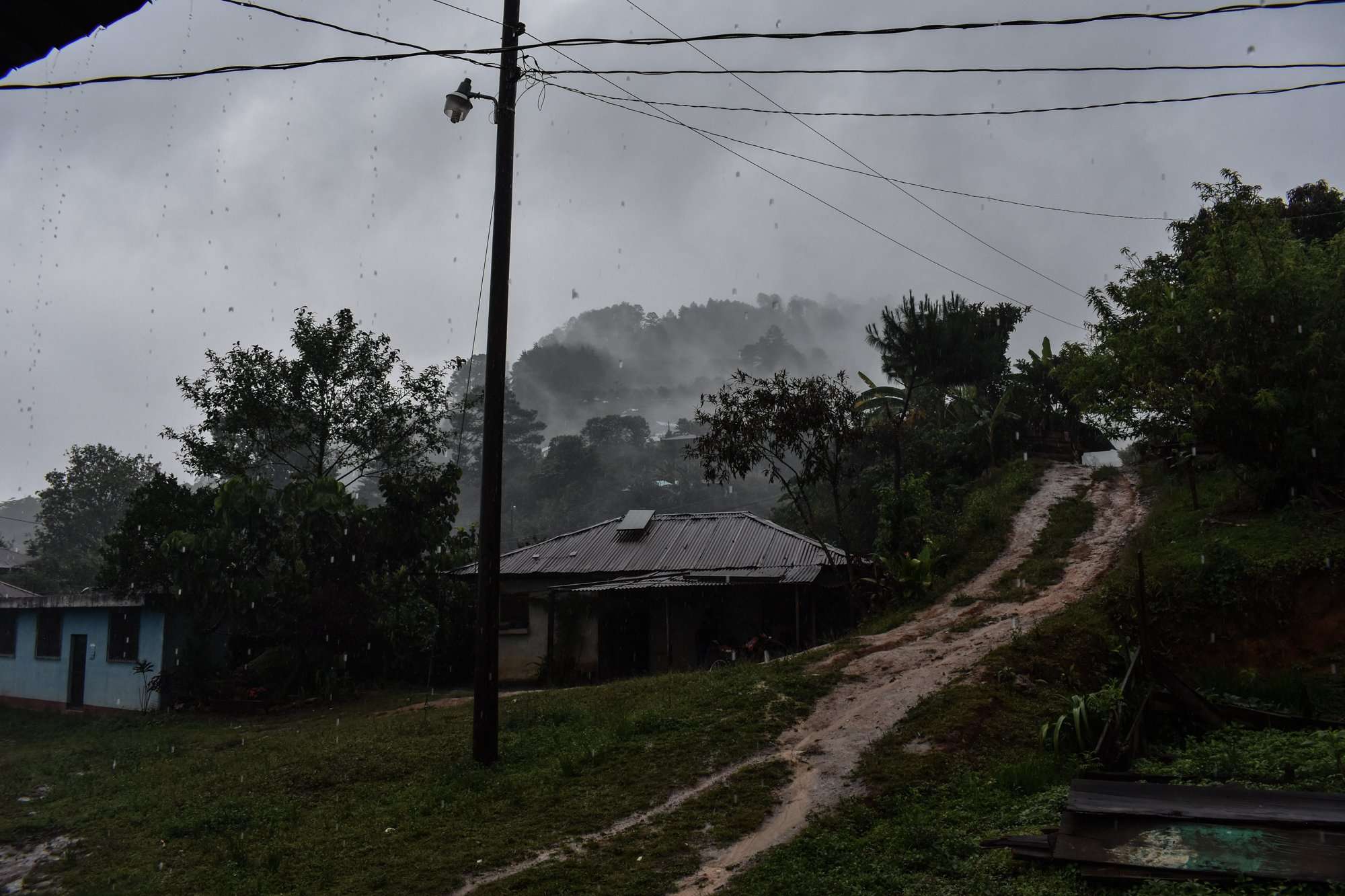 Nebaj Quiché durante las tormentas. Foto Nelton Rivera